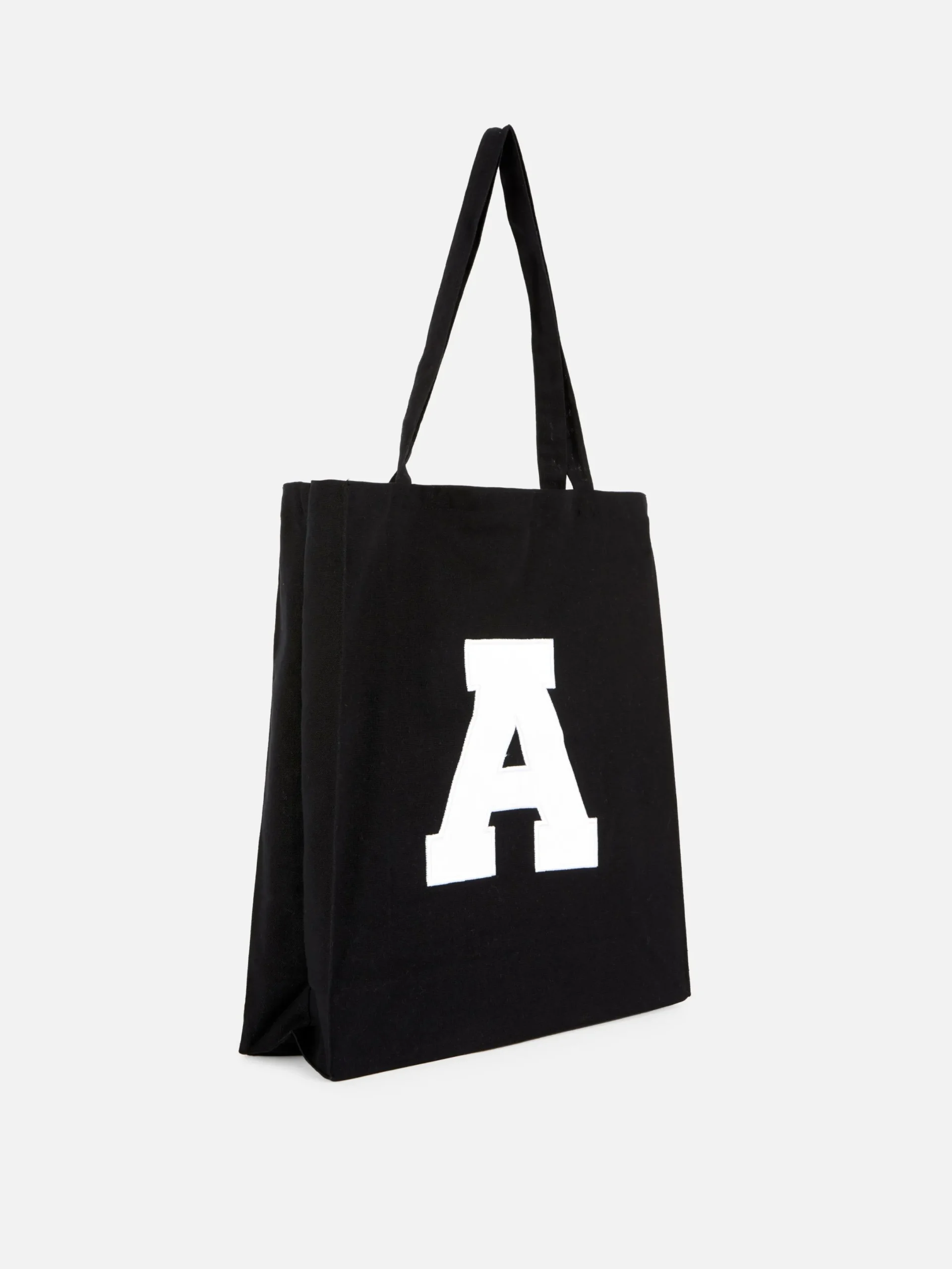 Accessoires Voyages|Primark Cabas En Toile à Initiale Noir