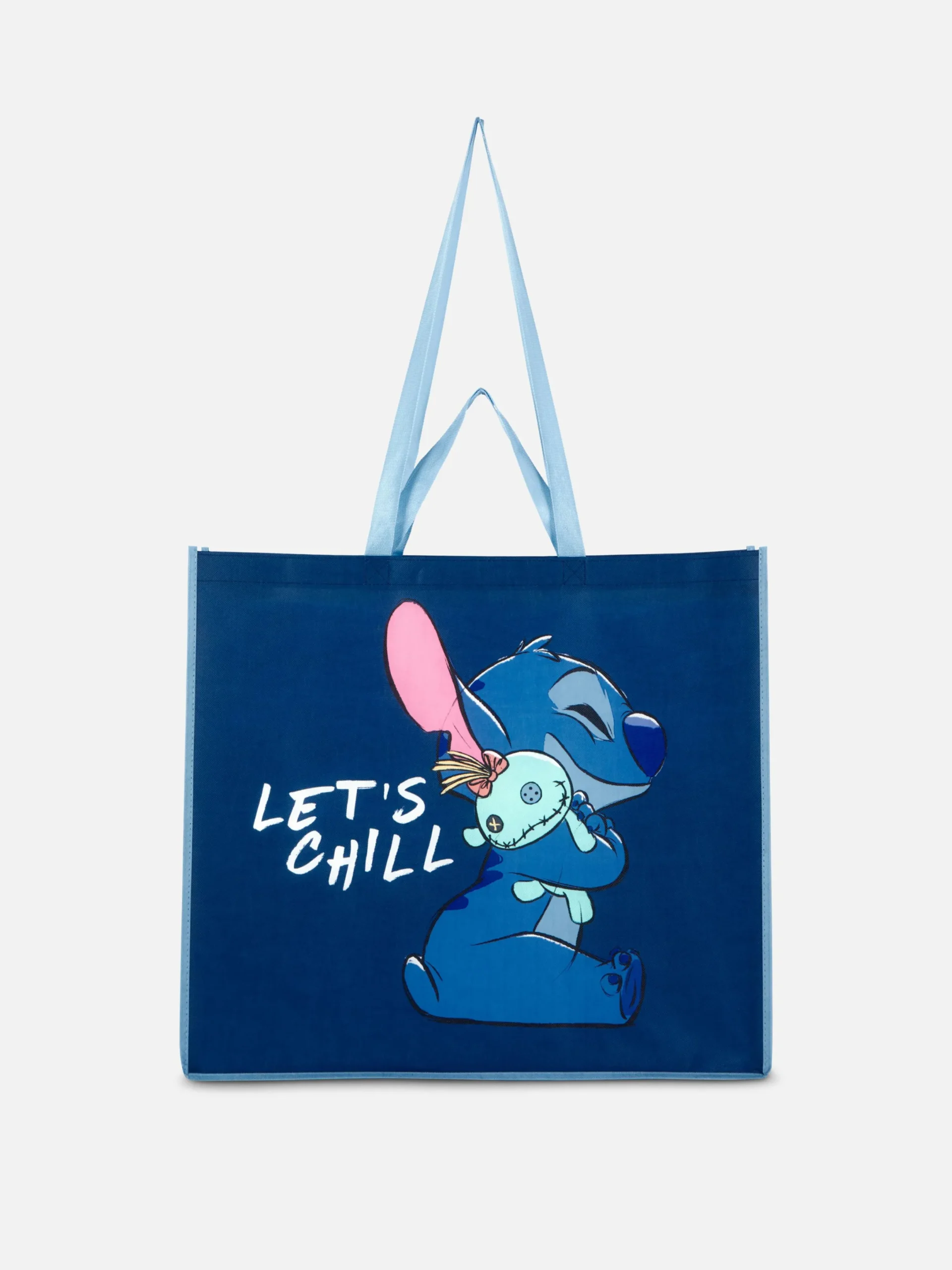 Sacs Et Porte-Monnaie|Primark Cabas Extra Large Disney Stitch Bleu marine