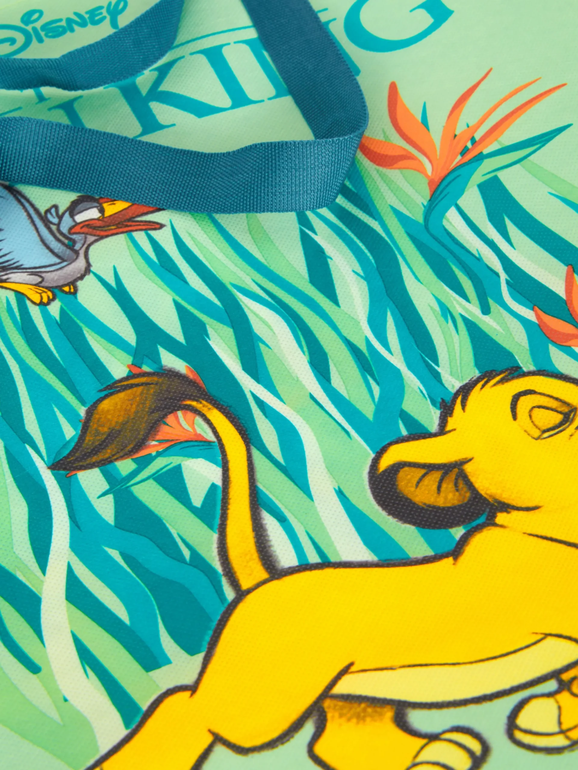 Accessoires Voyages|Primark Cabas Extra-large Disney Le Roi Lion 30e Anniversaire Vert