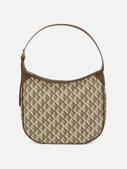 Sacs Et Porte-Monnaie|Primark Cabas Large à Monogramme Chocolat