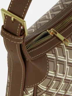Sacs Et Porte-Monnaie|Primark Cabas Large à Monogramme Chocolat