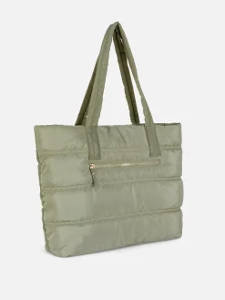 Sacs Et Porte-Monnaie|Primark Cabas Matelassé Kaki