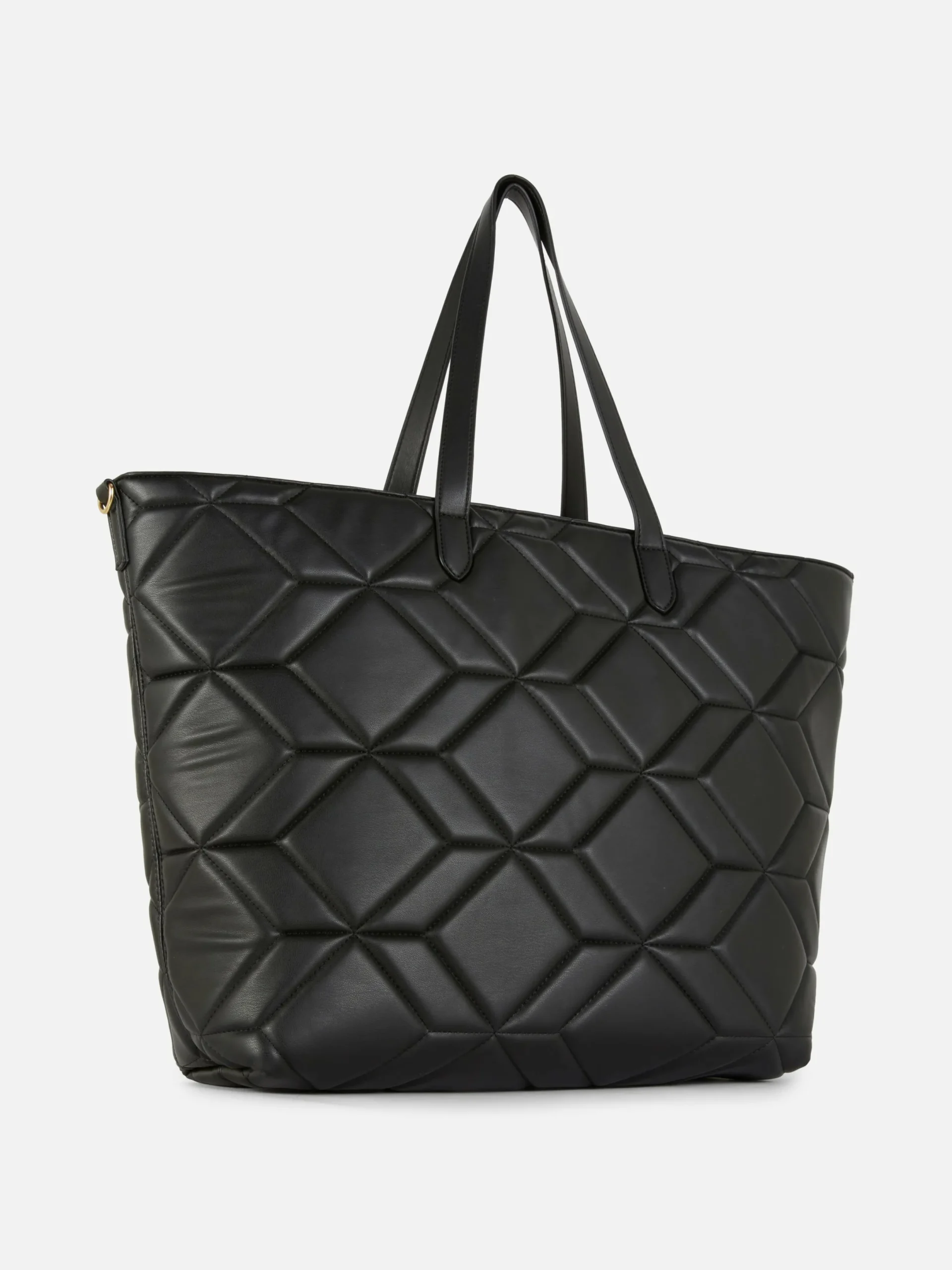 Sacs Et Porte-Monnaie|Primark Cabas Matelassé En Simili Cuir Noir