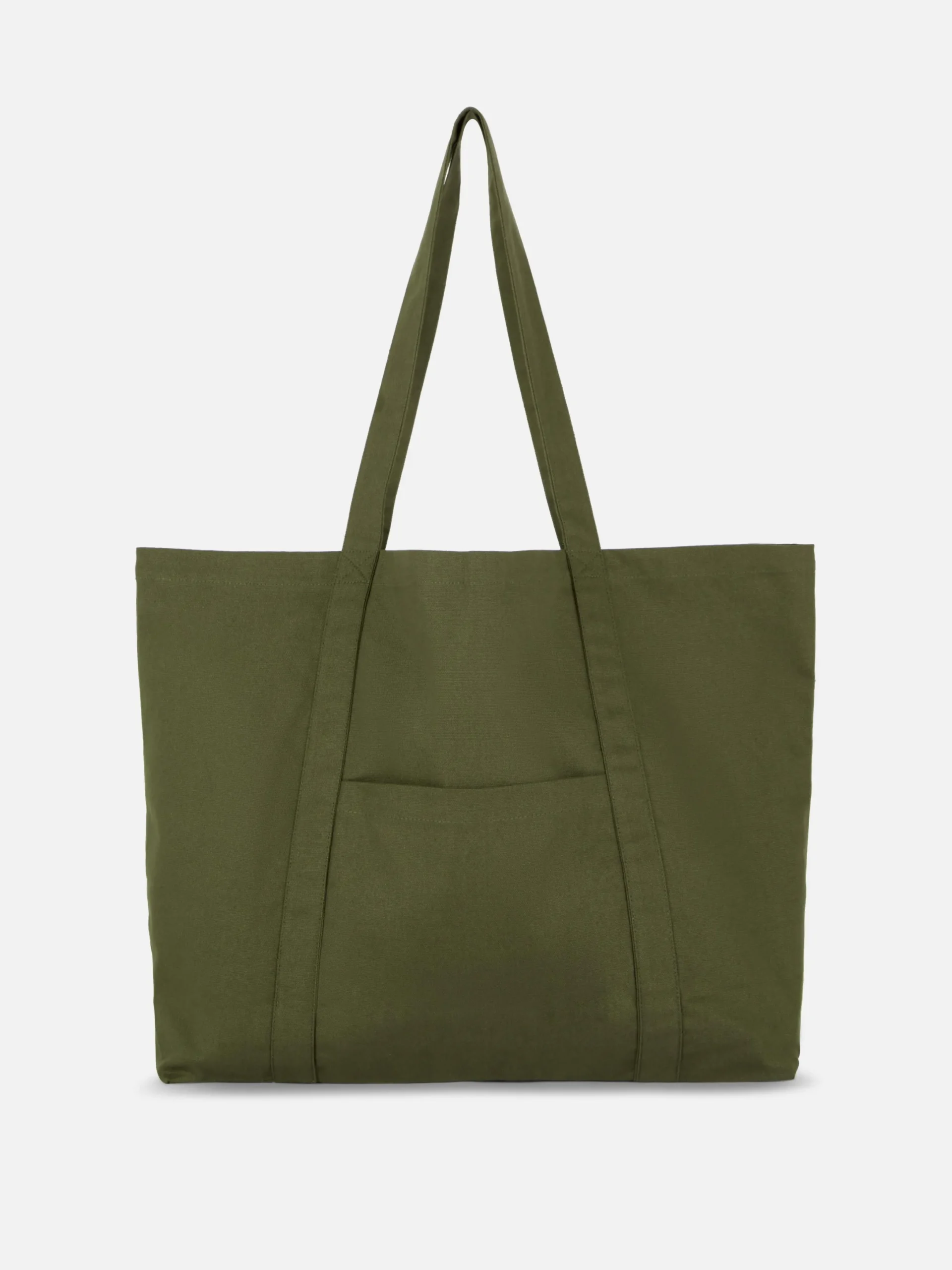 Sacs Et Porte-Monnaie|Primark Cabas Oversize En Toile Kaki