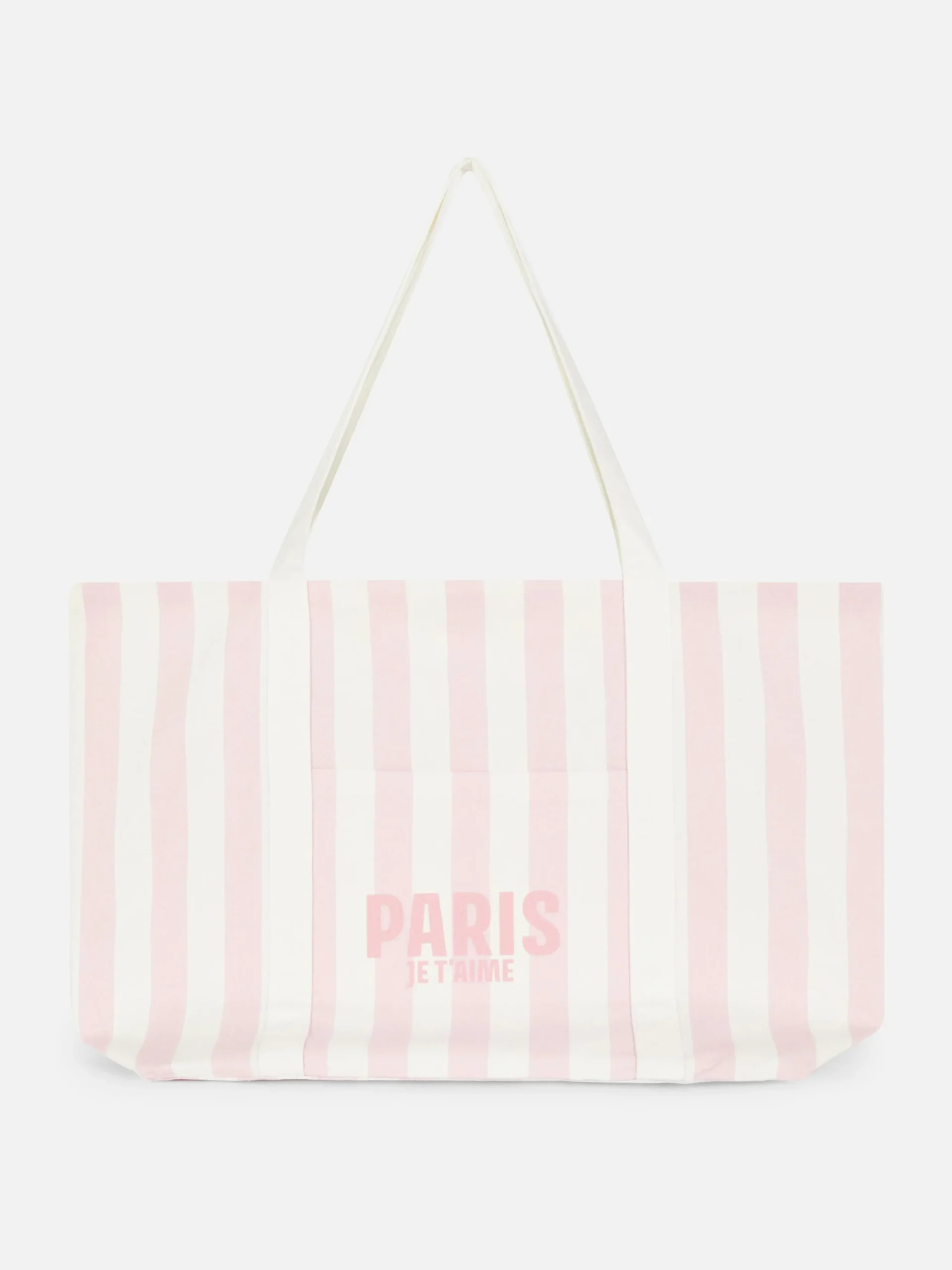 Accessoires Voyages|Primark Cabas Ville En Toile Extra Large Rose