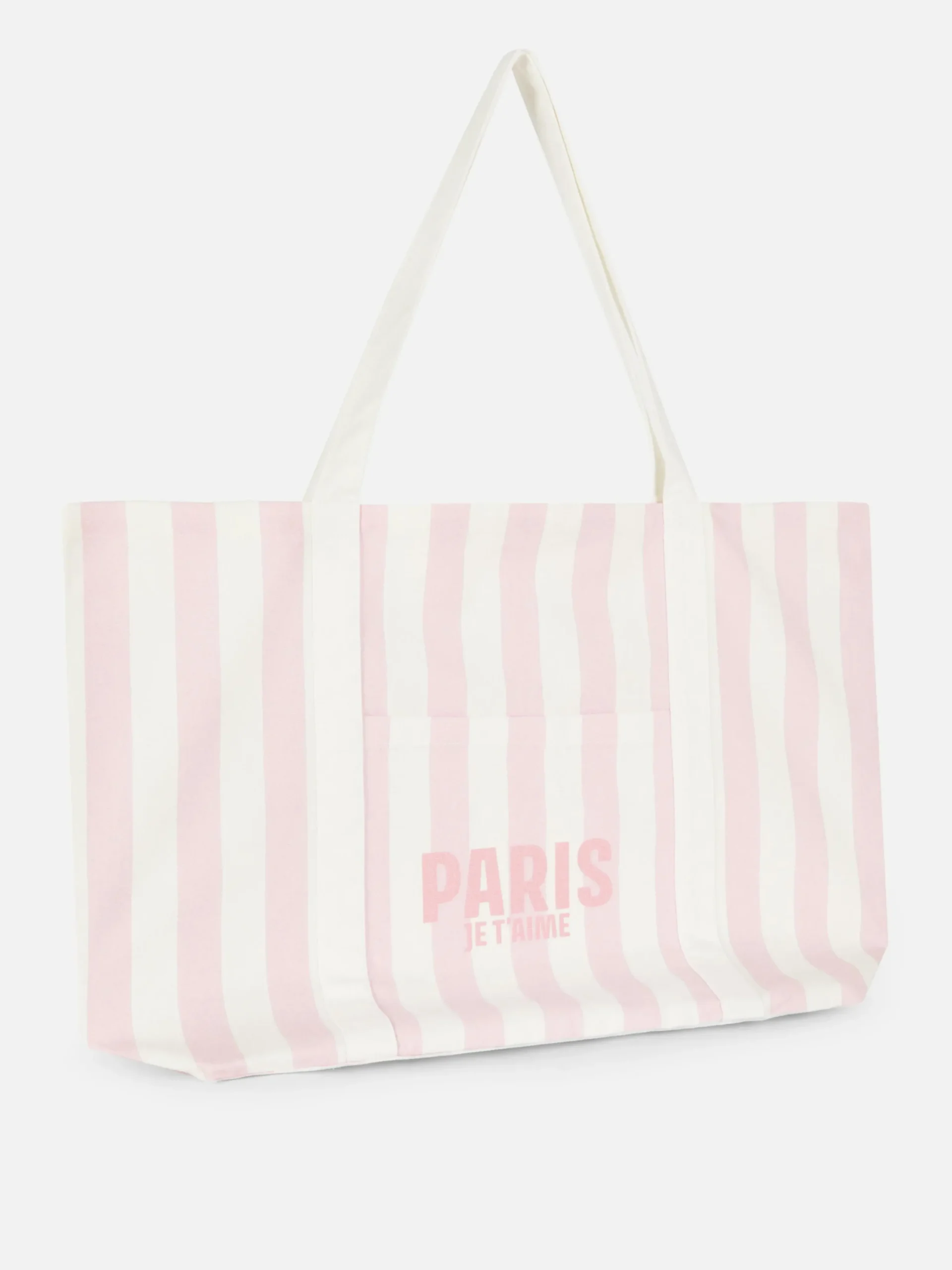 Accessoires Voyages|Primark Cabas Ville En Toile Extra Large Rose