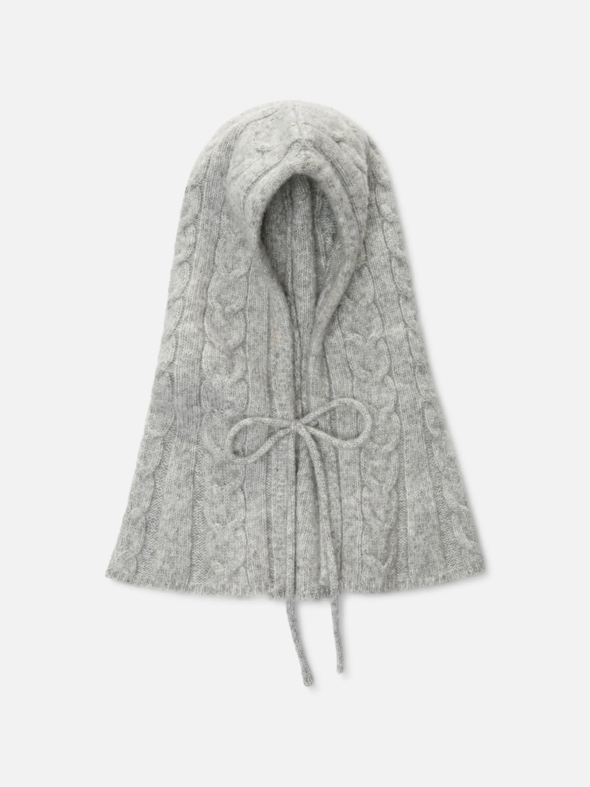 Chapeaux, Gants Et Écharpes|Primark Capuche En Maille Torsadée Rita Ora Gris foncé