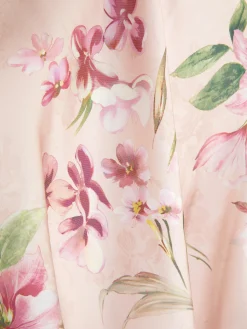 Hauts De Pyjama|Primark Caraco De Pyjama Court En Satin Floral Rose