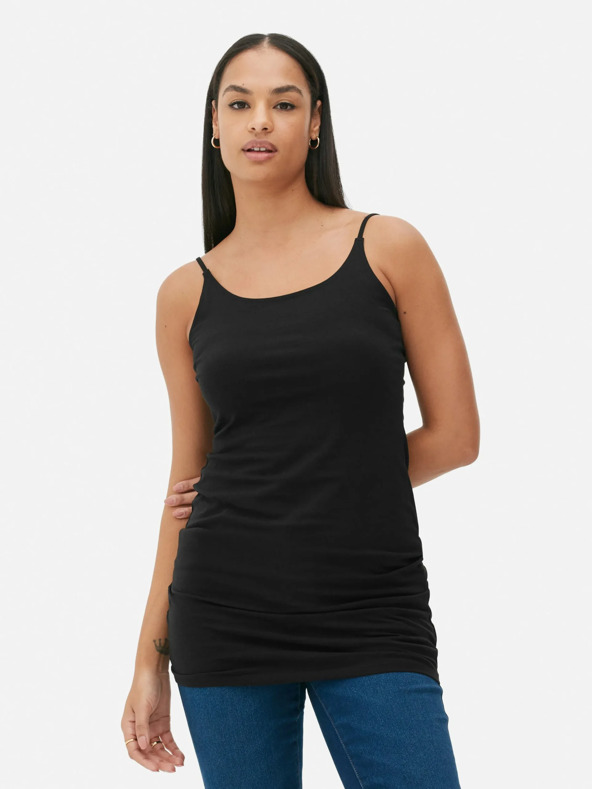Hauts Et T-Shirts|Primark Caraco Long Noir