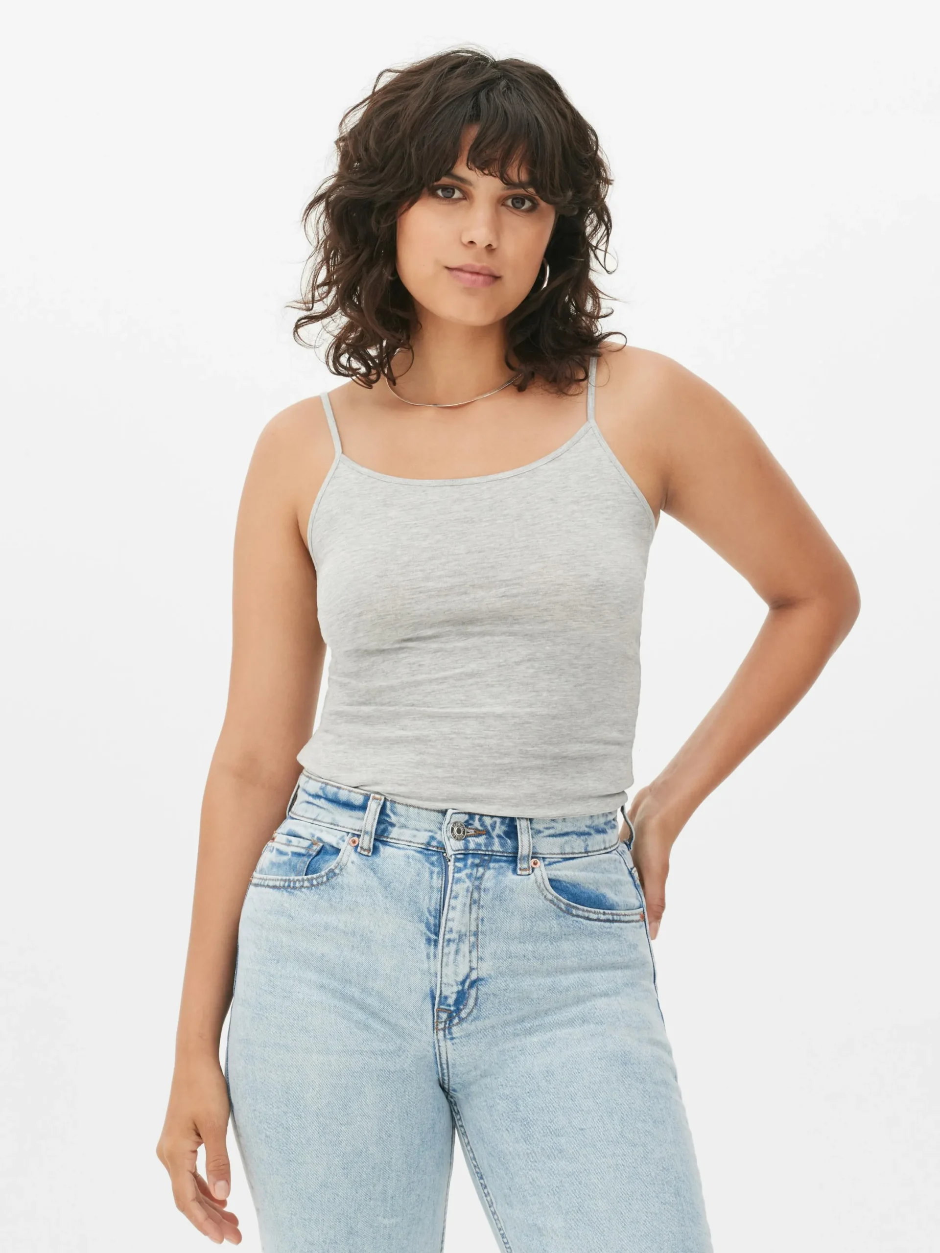 Hauts Et T-Shirts|Primark Caraco Stretch Gris chiné