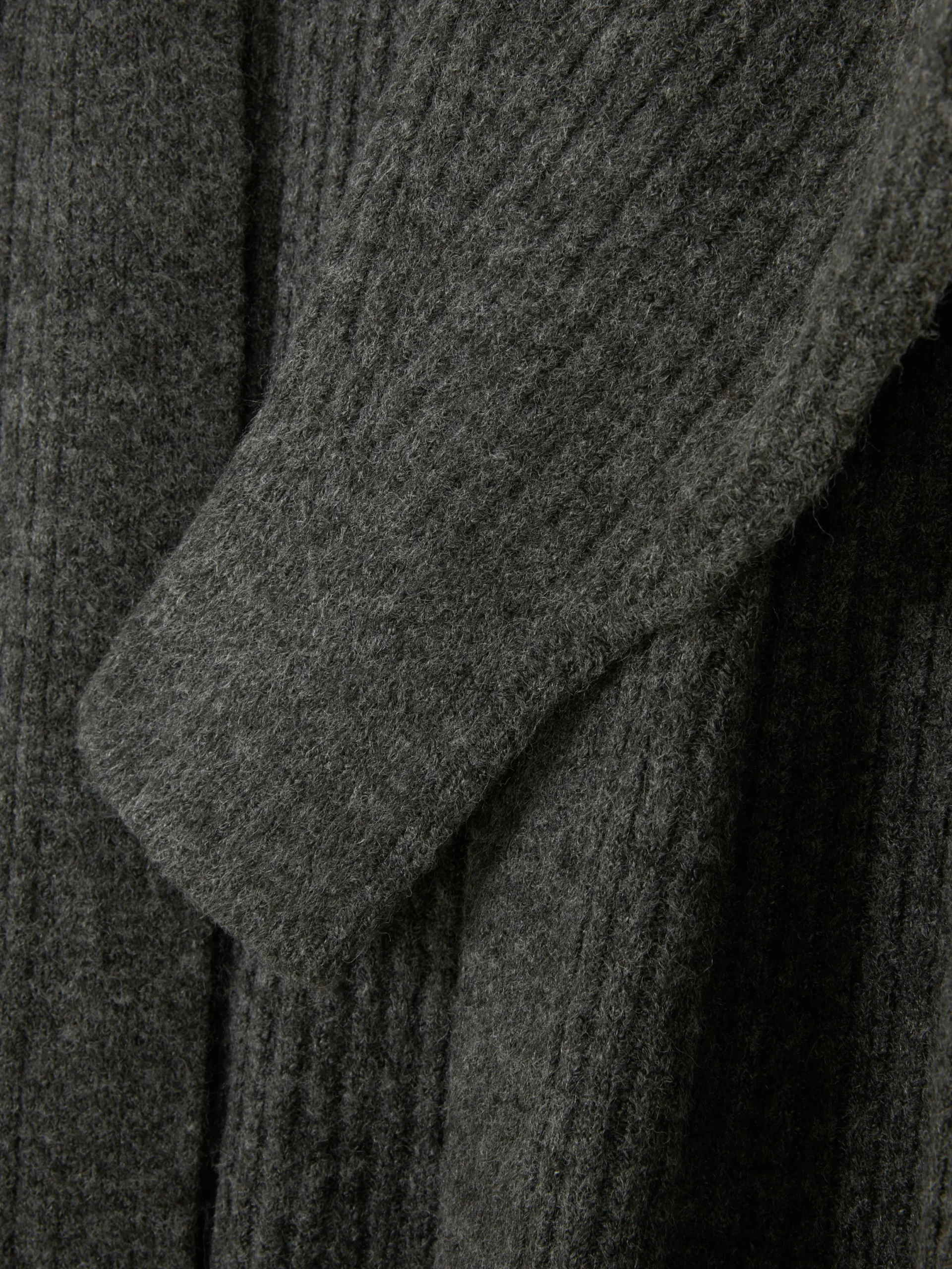 Pulls Et Gilets|Primark Cardigan Long Côtelé Anthracite