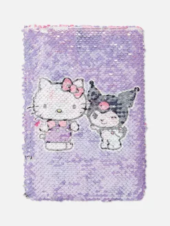Carnets|Primark Carnet A5 à Sequins Réversibles Hello Kitty Et Kuromi Rouge