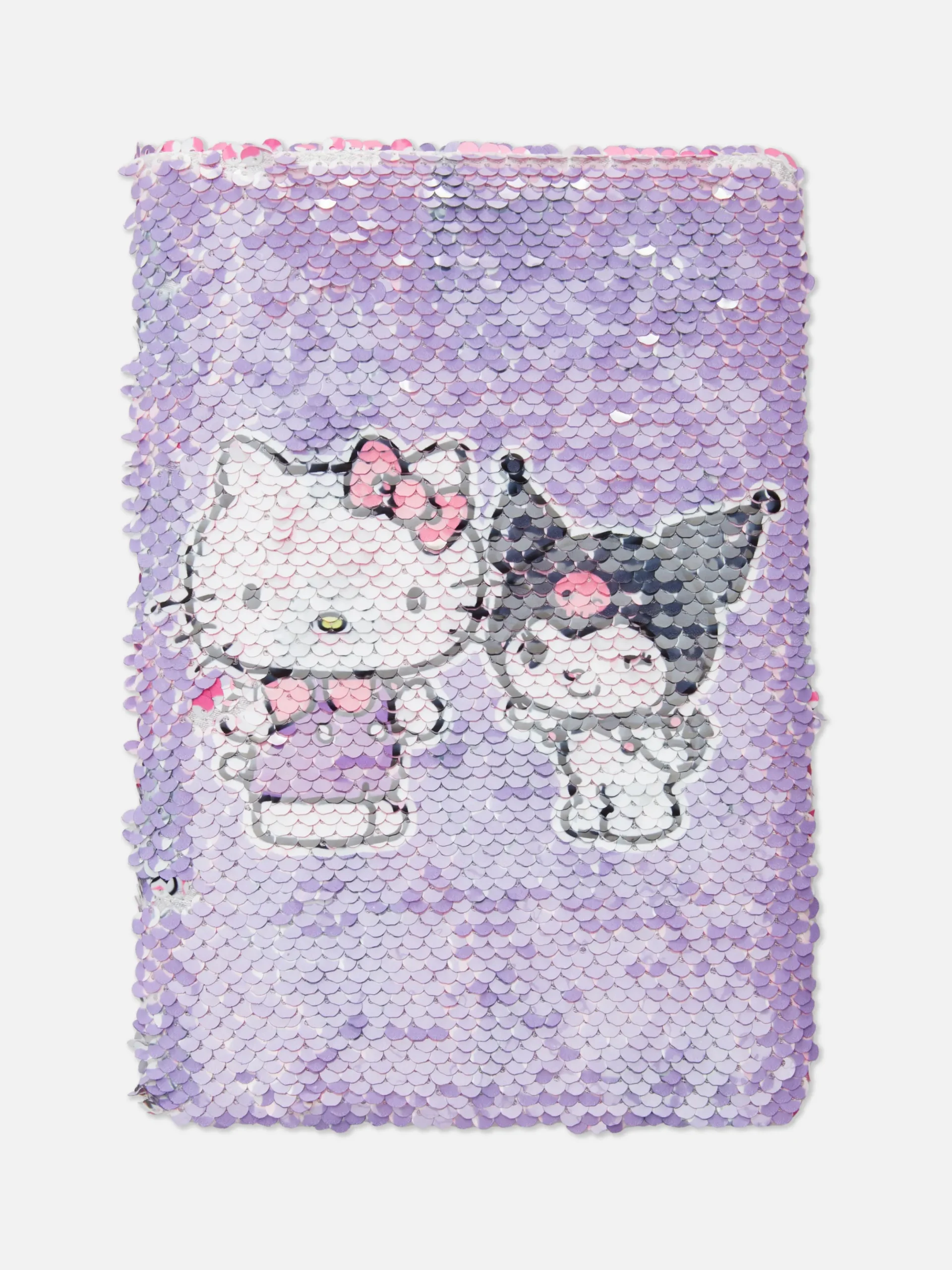 Carnets|Primark Carnet A5 à Sequins Réversibles Hello Kitty Et Kuromi Rouge