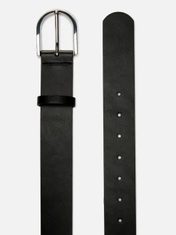 Ceintures|Primark Ceinture à Boucle Arquée Noir