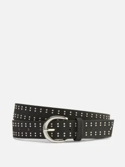 Ceintures|Primark Ceinture à Boucle Cloutée Noir
