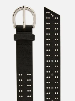 Ceintures|Primark Ceinture à Boucle Cloutée Noir