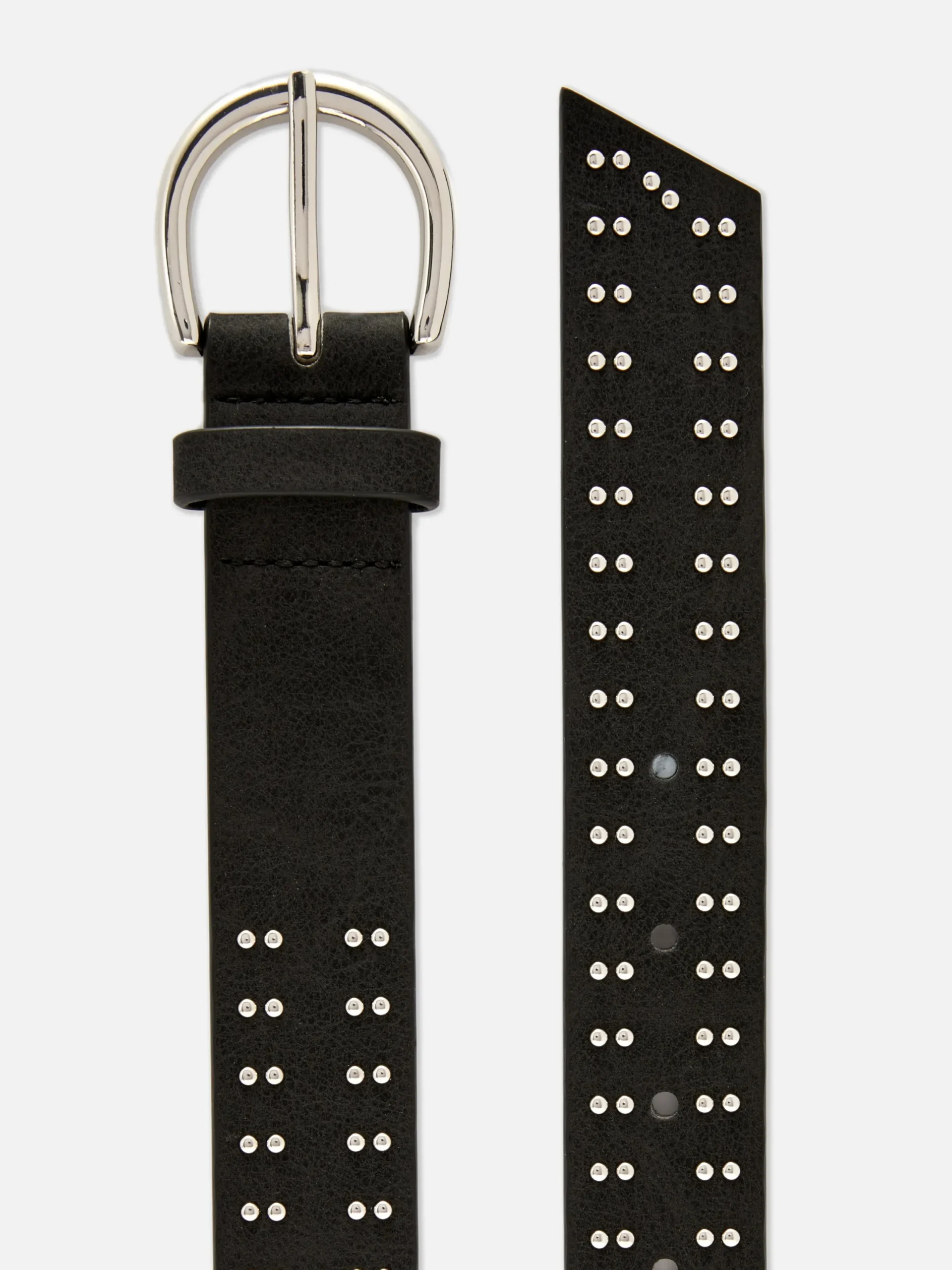 Ceintures|Primark Ceinture à Boucle Cloutée Noir