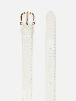 Ceintures|Primark Ceintures à Boucle Texturées Écru