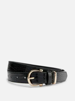 Ceintures|Primark Ceintures à Boucle Texturées Noir