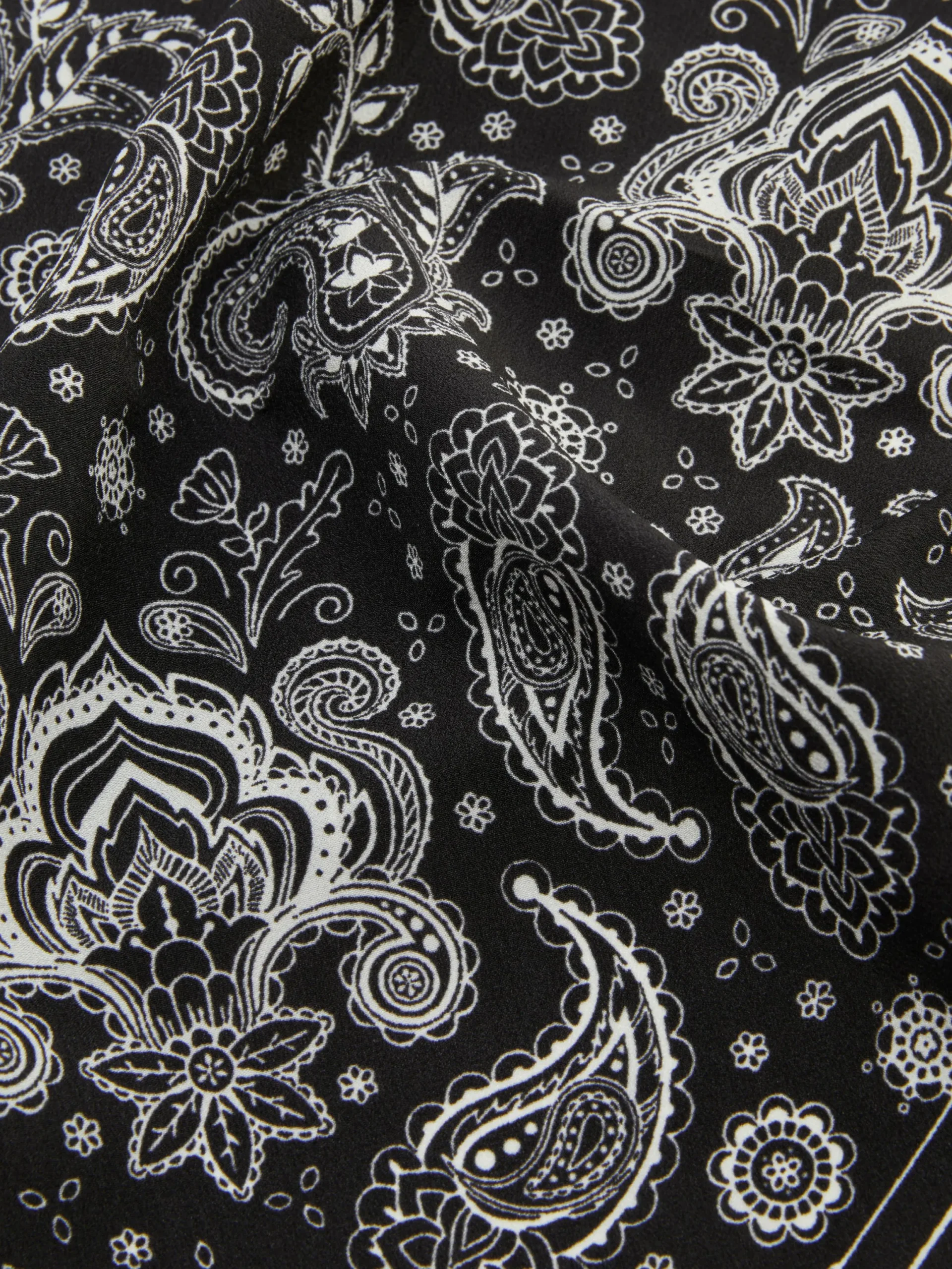 Chapeaux, Gants Et Écharpes|Primark Écharpe à Imprimé Cachemire Noir