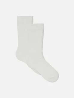 Chaussettes|Primark Chaussettes Côtelées Ivoire