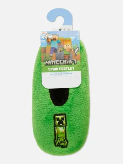 Chaussettes|Primark Chaussettes Invisibles Minecraft Creeper Vert