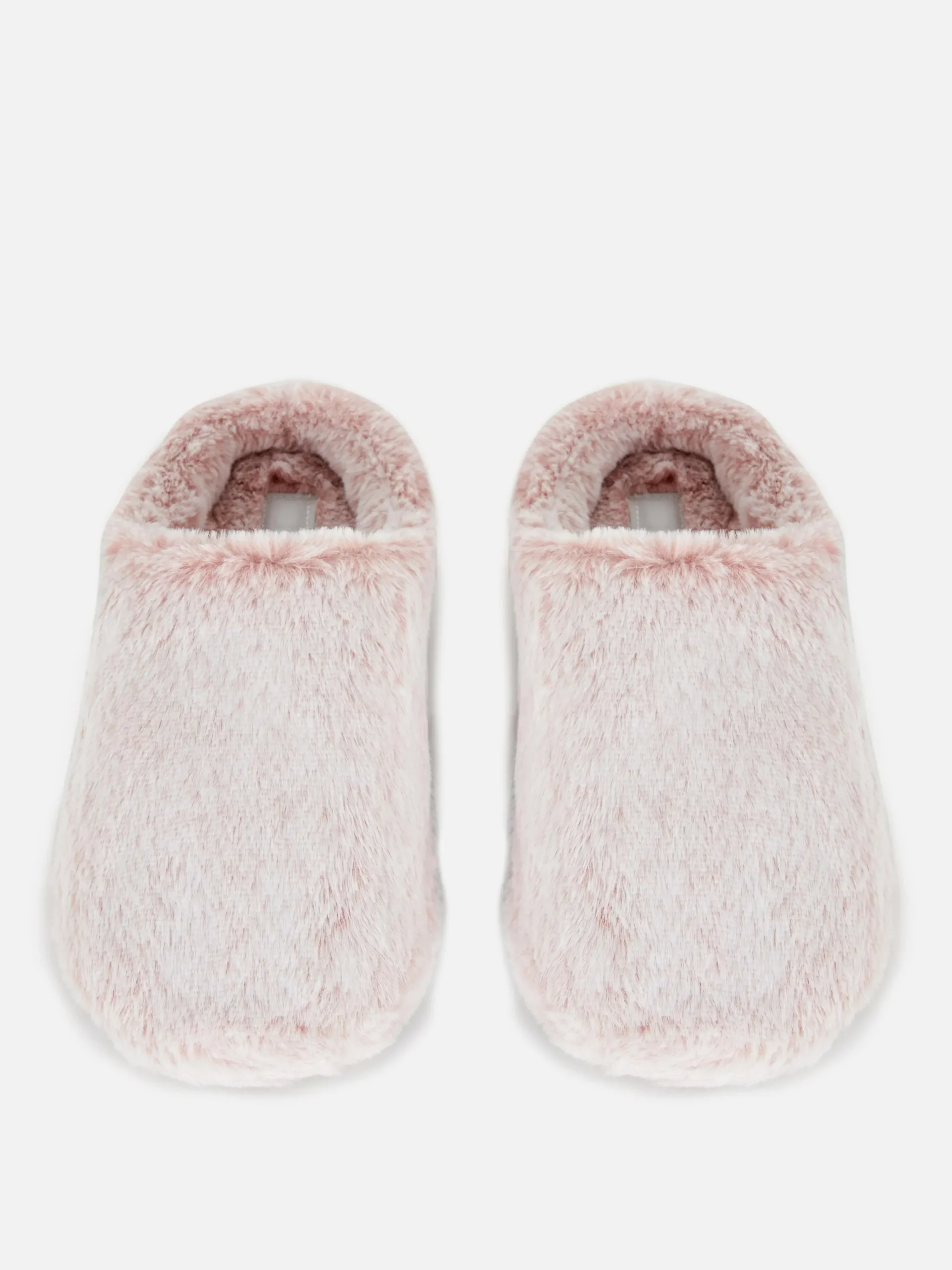 Chaussons|Primark Chaussons En Fausse Fourrure Rose