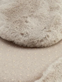 Chaussettes|Primark Chaussons En Fausse Fourrure Moka