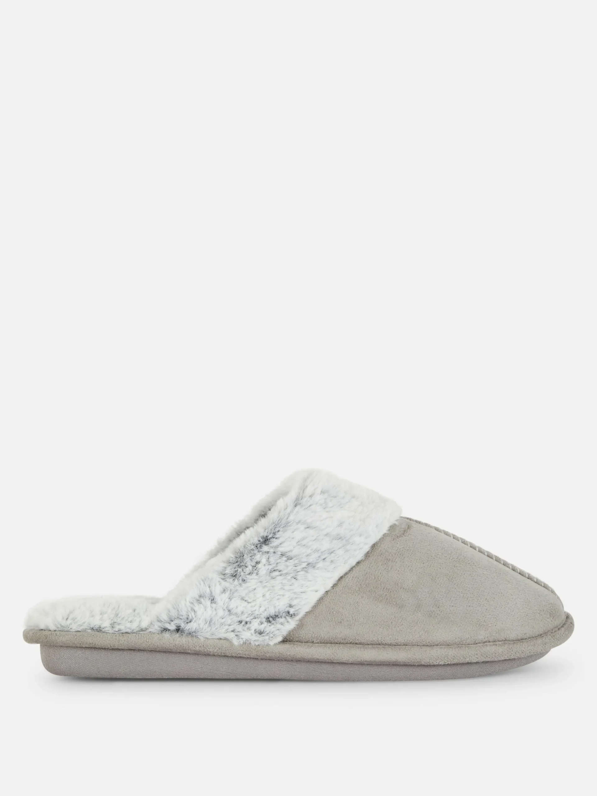 Chaussons|Primark Chaussons En Suédine Gris clair
