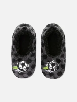 Chaussettes|Primark Chaussons Football Anthracite