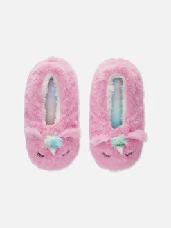 Chaussettes Et Collants|Primark Chaussons Licorne Rose