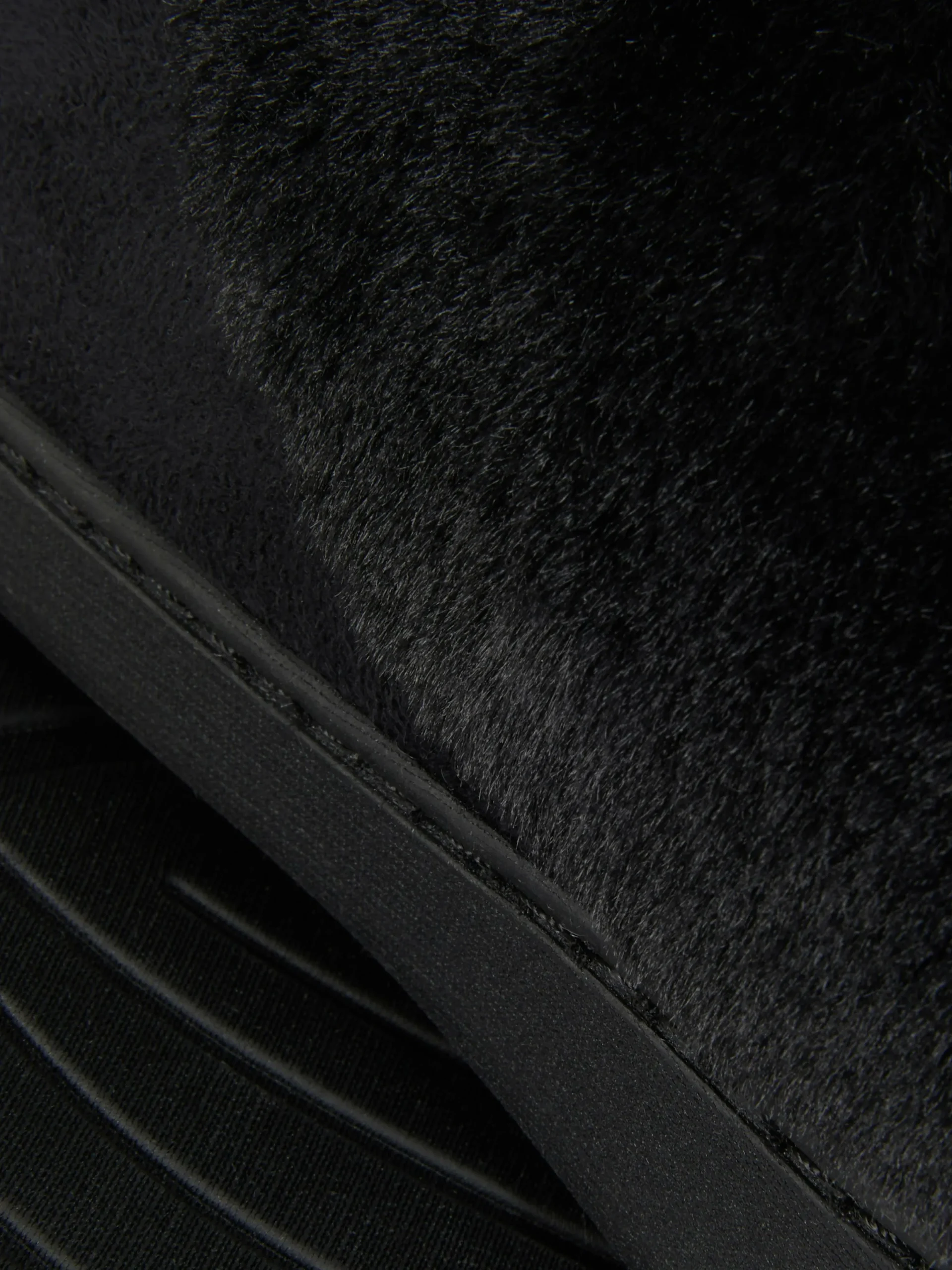 Chaussons|Primark Chaussons Mocassins Doublés En Fausse Fourrure Noir