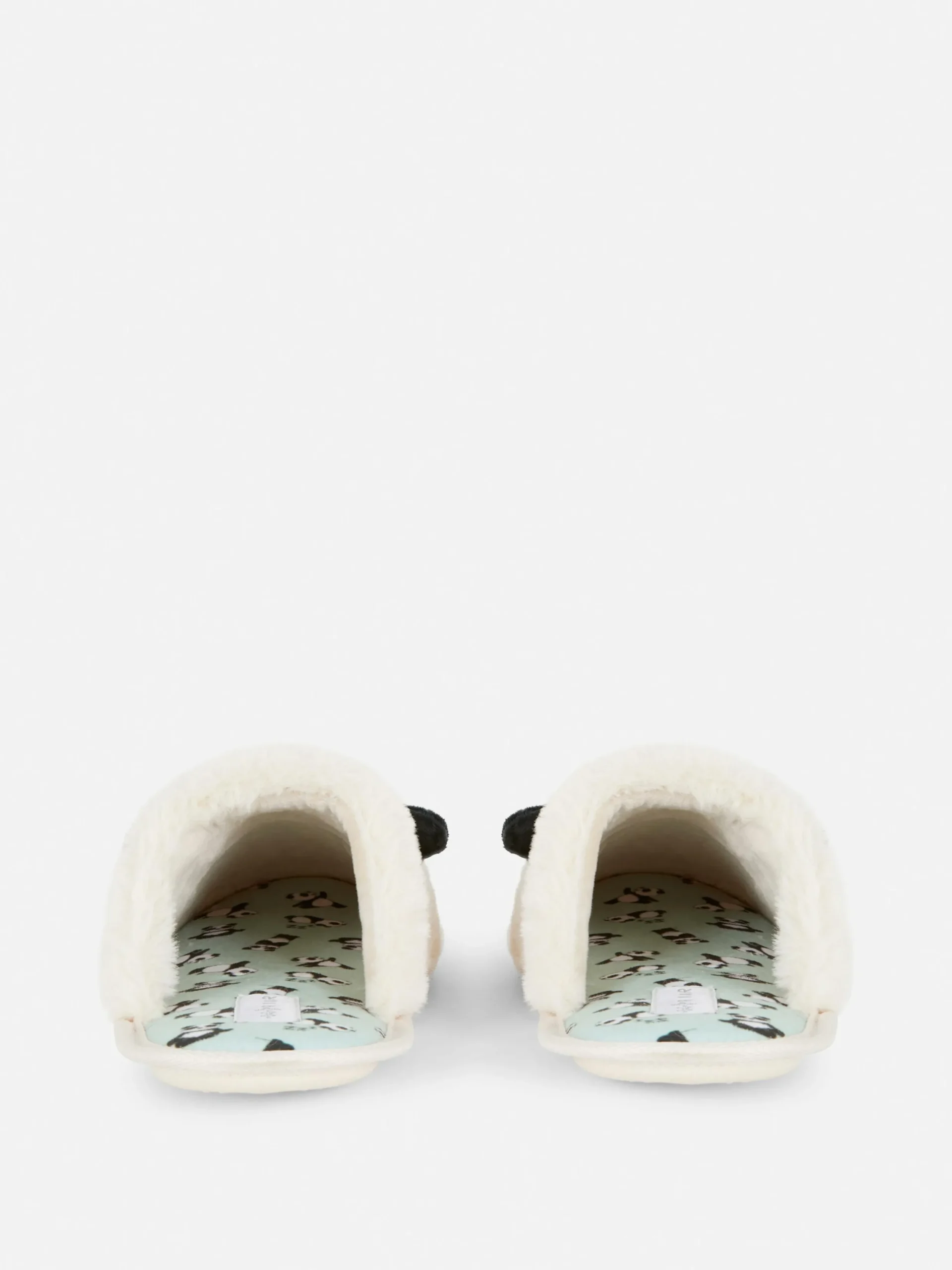 Chaussons|Primark Chaussons Mules à Motif Panda En 3D Sable