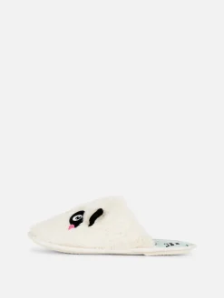 Chaussons|Primark Chaussons Mules à Motif Panda En 3D Sable