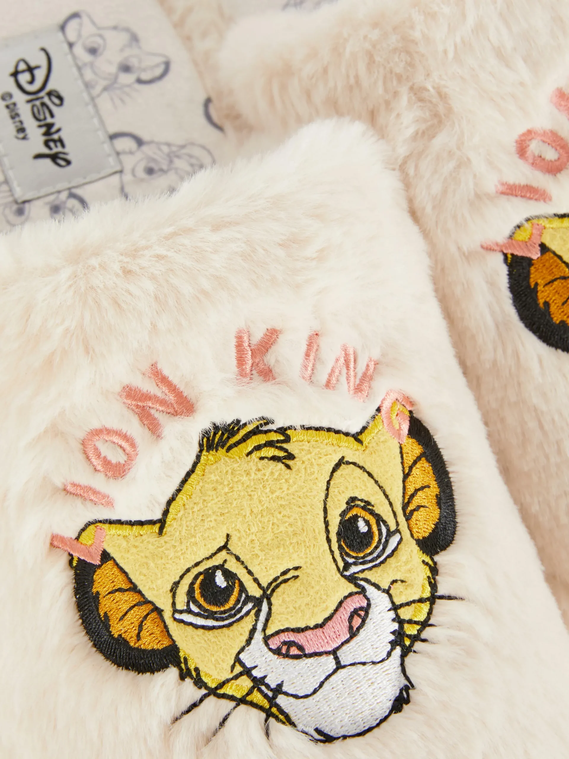 Chaussons|Primark Chaussons Mules Disney Le Roi Lion 30e Anniversaire Beige