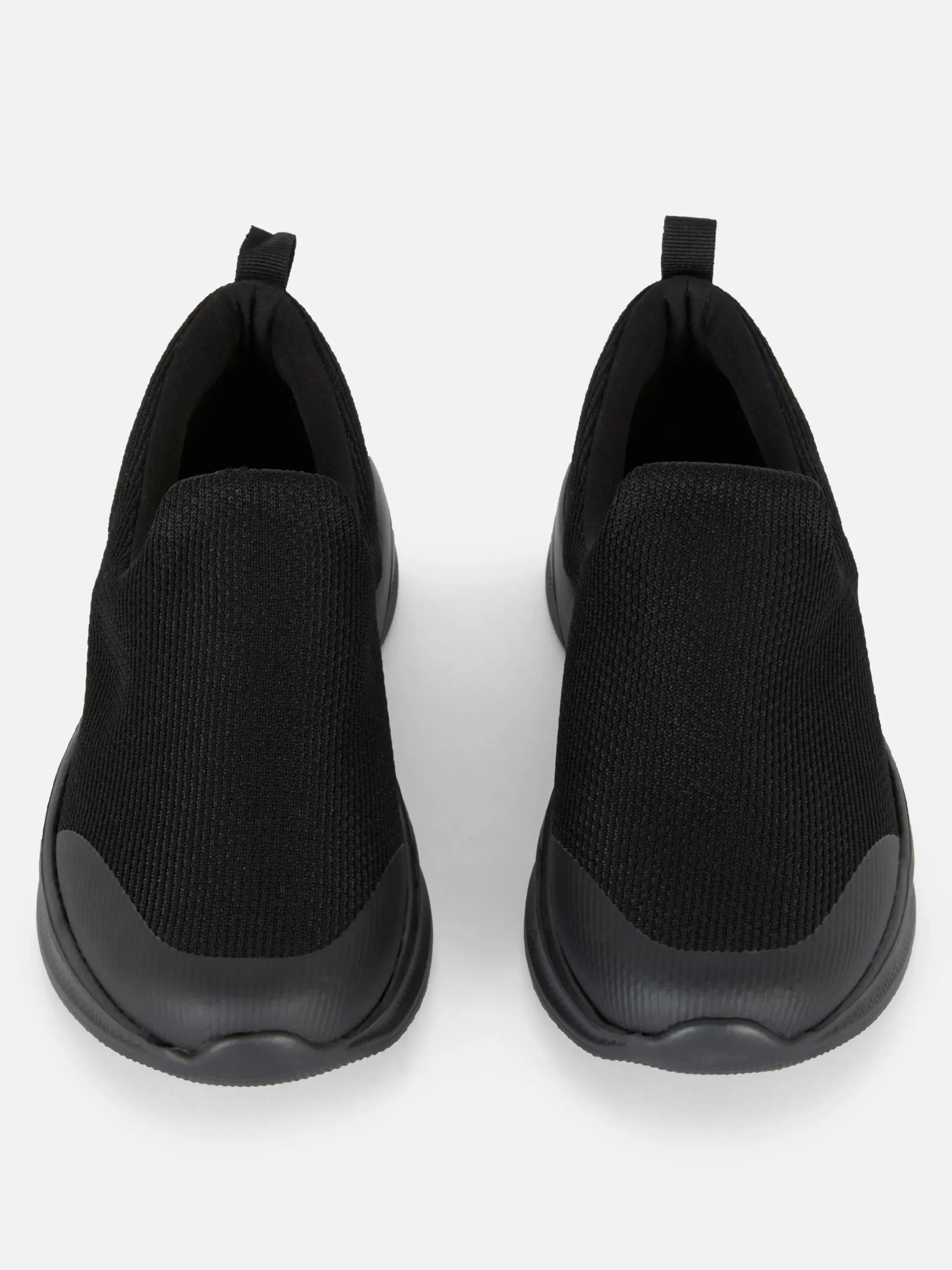 Baskets|Primark Chaussures De Sport Sans Lacets En Tissu Noir