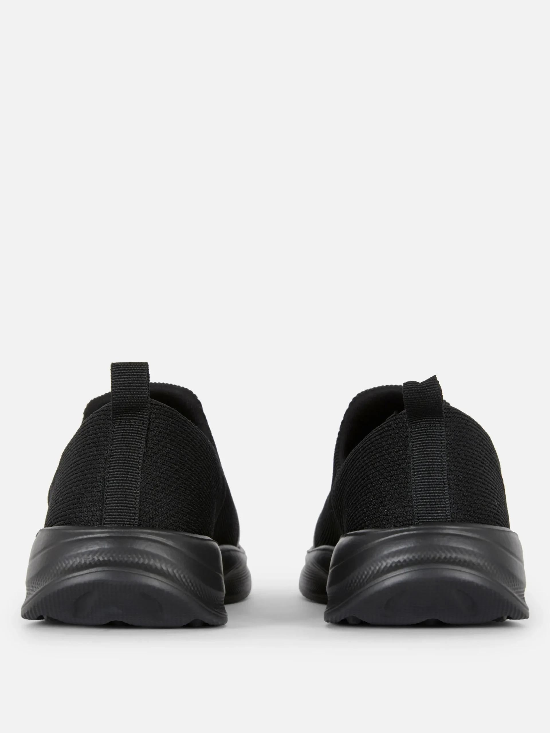 Baskets|Primark Chaussures De Sport Sans Lacets En Tissu Noir