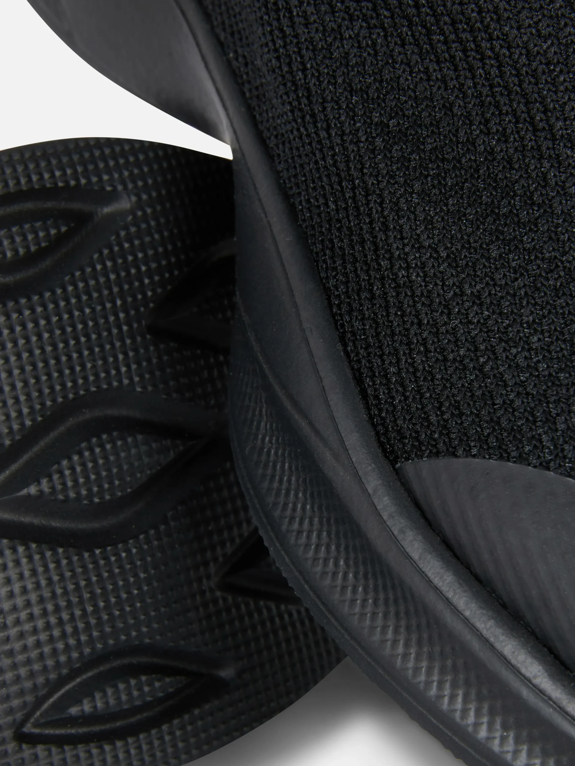 Baskets|Primark Chaussures De Sport Sans Lacets En Tissu Noir