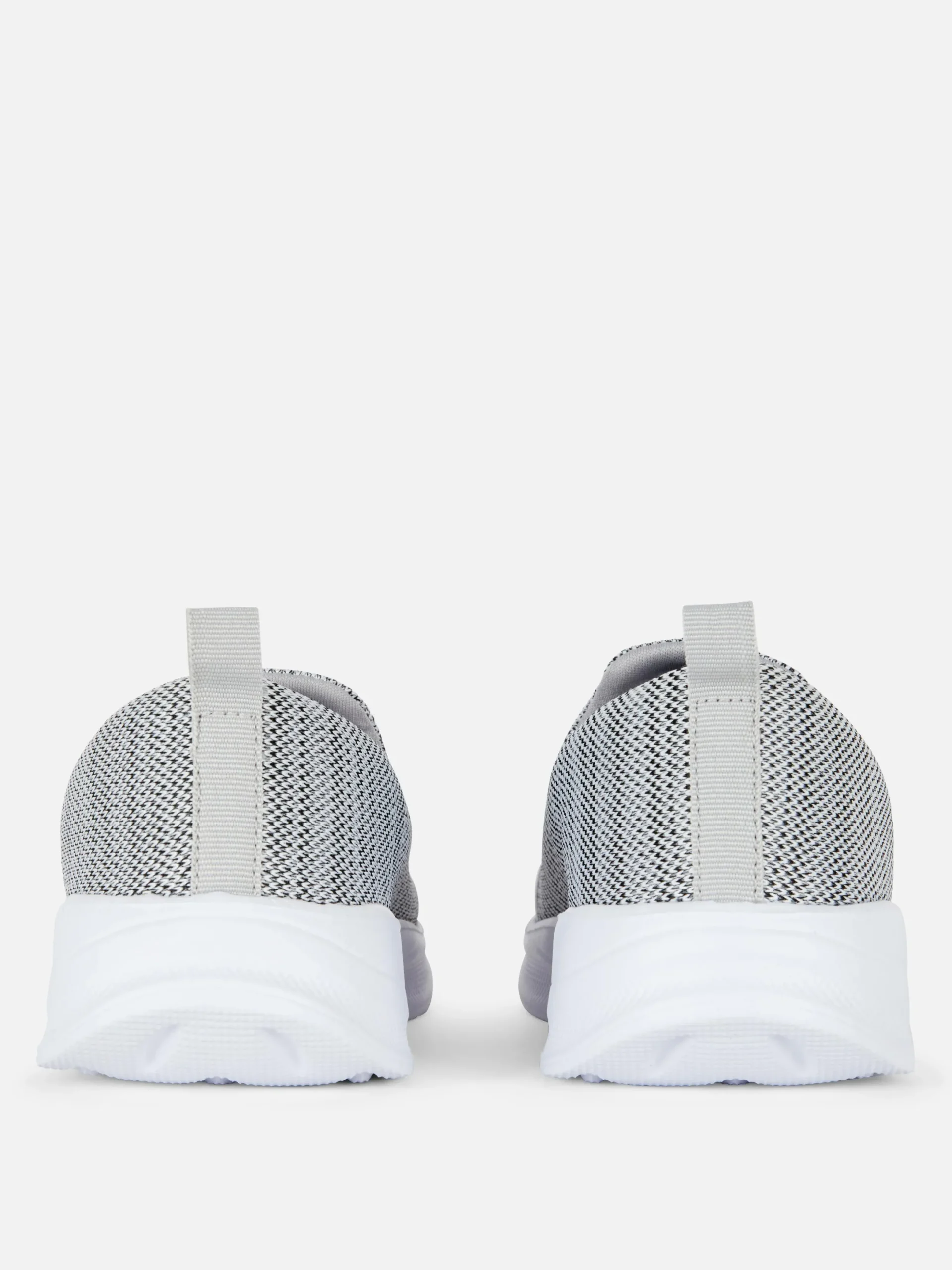 Baskets|Primark Chaussures De Sport Sans Lacets En Tissu Gris