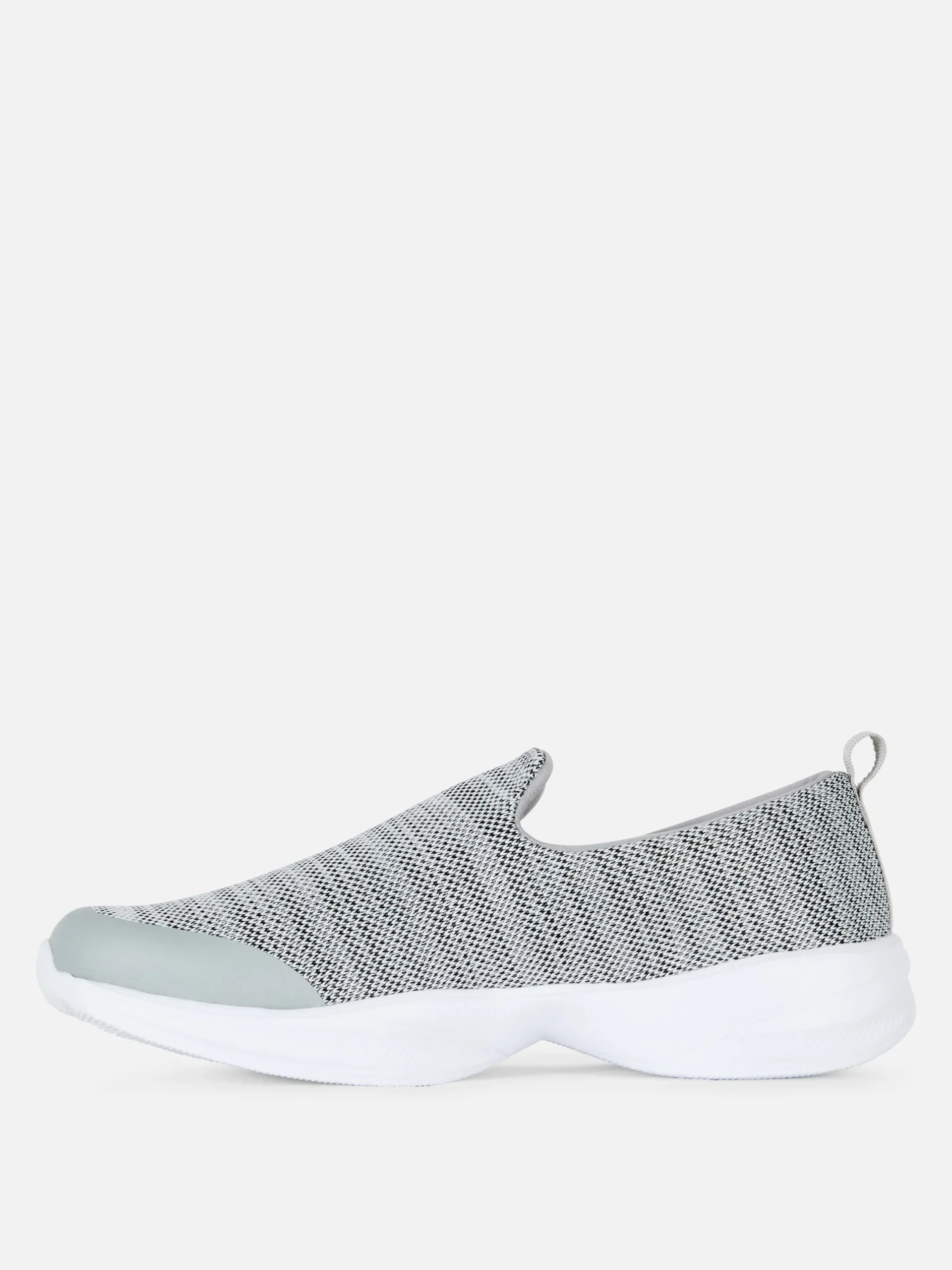 Baskets|Primark Chaussures De Sport Sans Lacets En Tissu Gris