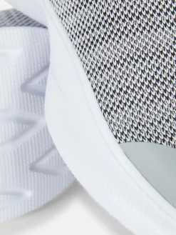 Baskets|Primark Chaussures De Sport Sans Lacets En Tissu Gris