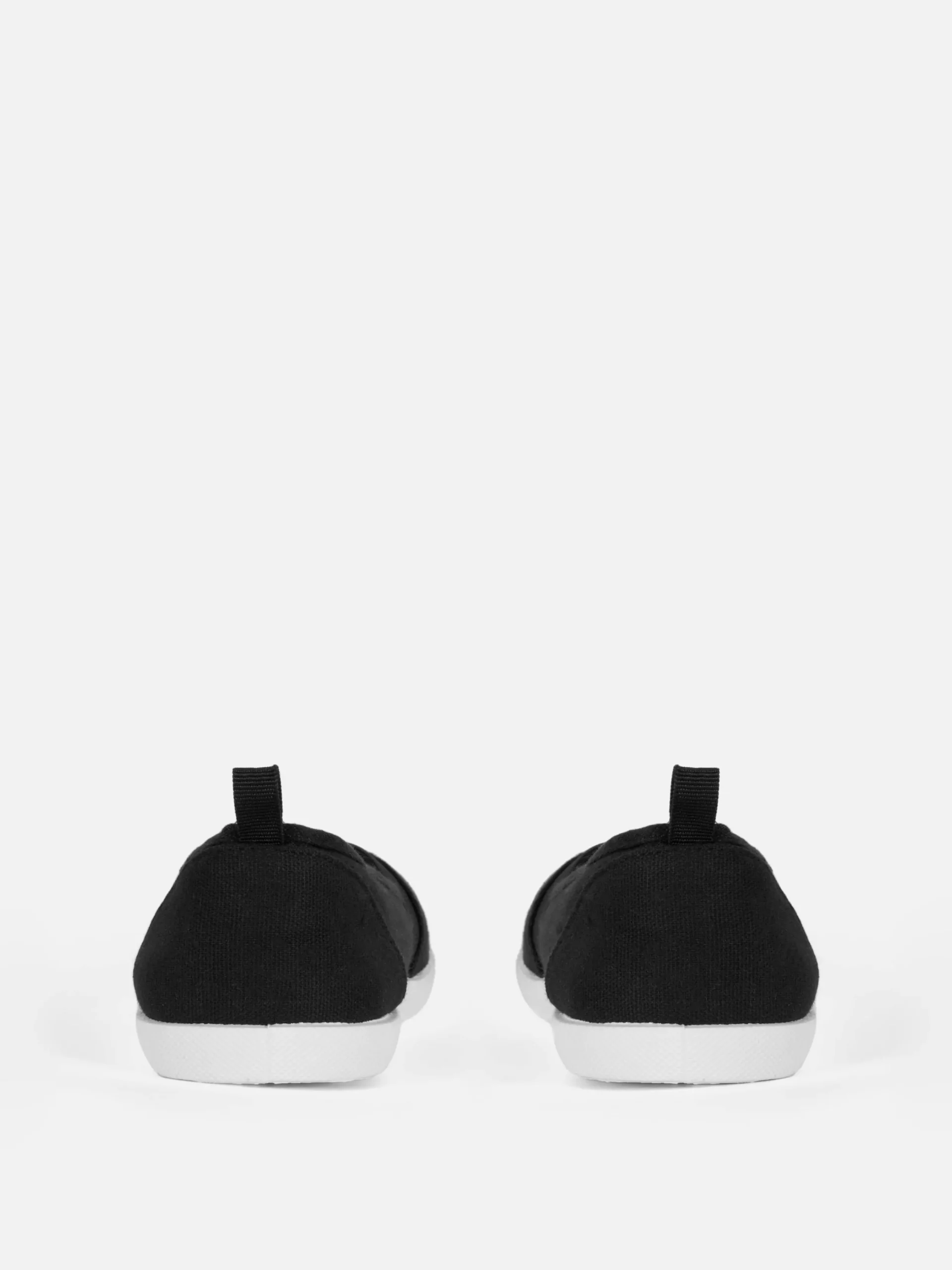 Baskets|Primark Chaussures Sans Lacets En Toile Noir