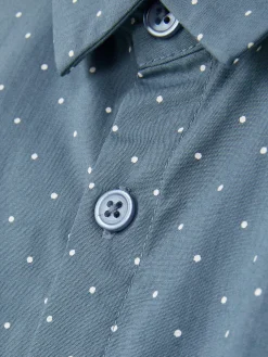 Hauts Et T-Shirts|Primark Chemise à Manches Courtes Et à Boutons Bleu
