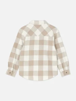 Chemises|Primark Chemise à Manches Longues à Carreaux Écru