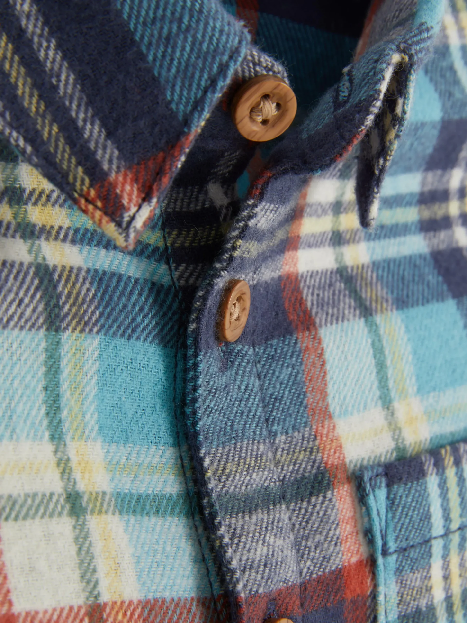 Hauts Et T-Shirts|Primark Chemise à Manches Longues à Carreaux Bleu