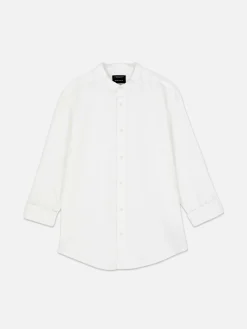 Chemises|Primark Chemise Boutonnée à Manches Retroussées Blanc
