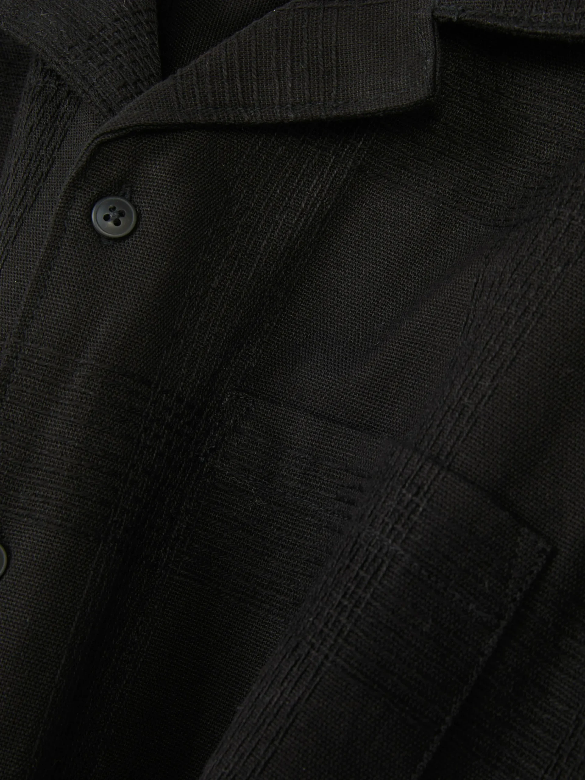 Chemises|Primark Chemise Boutonnée à Manches Courtes Noir