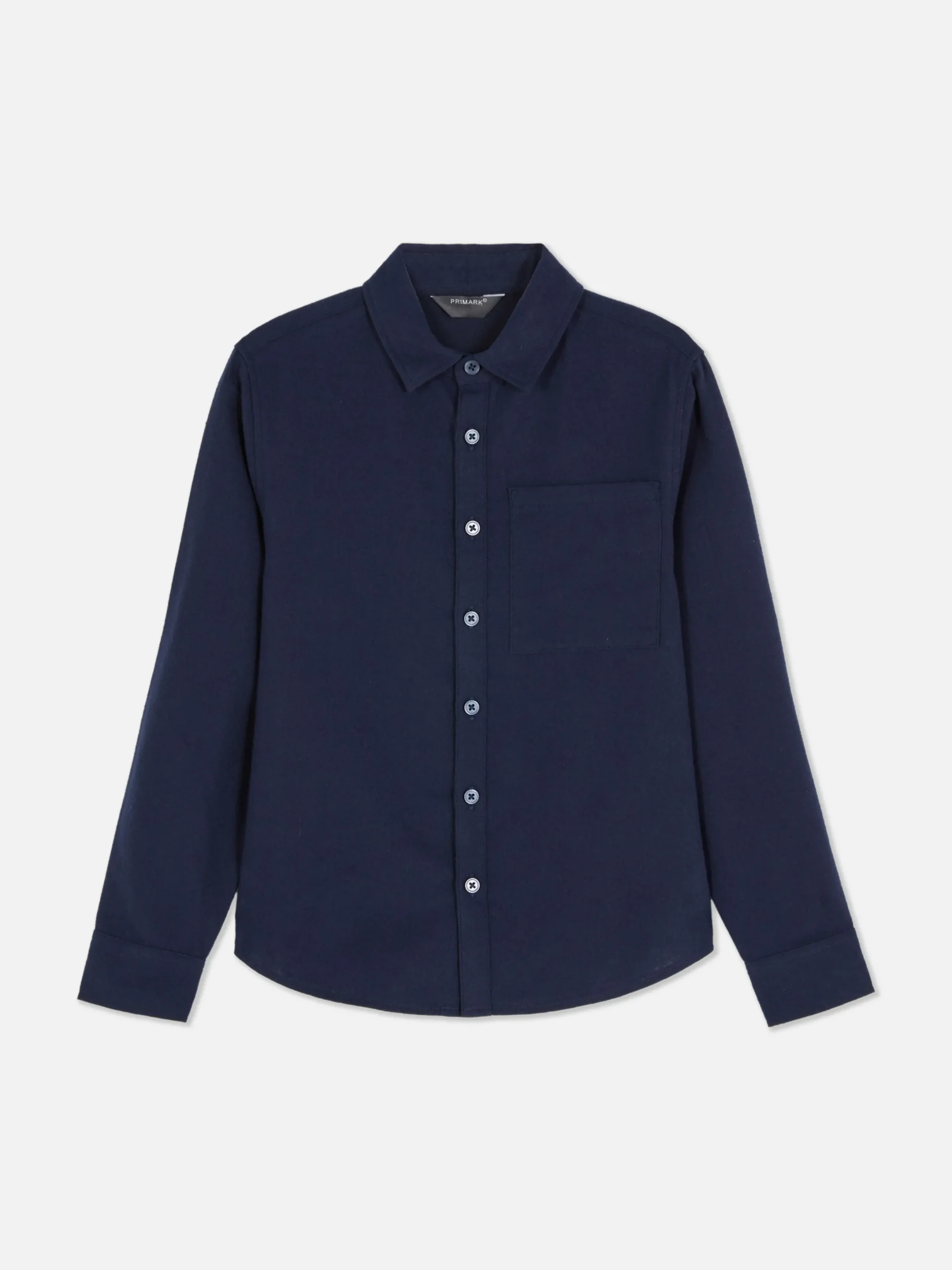 Chemises|Primark Chemise Boutonnée Pour Ado Bleu marine