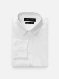 Chemises|Primark Chemise Coupe Regular à Manches Longues Blanc