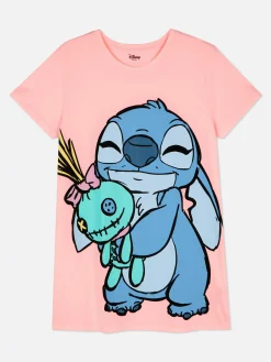 Chemises De Nuit Et Nuisettes|Primark Chemise De Nuit à Imprimé Personnages Disney Corail